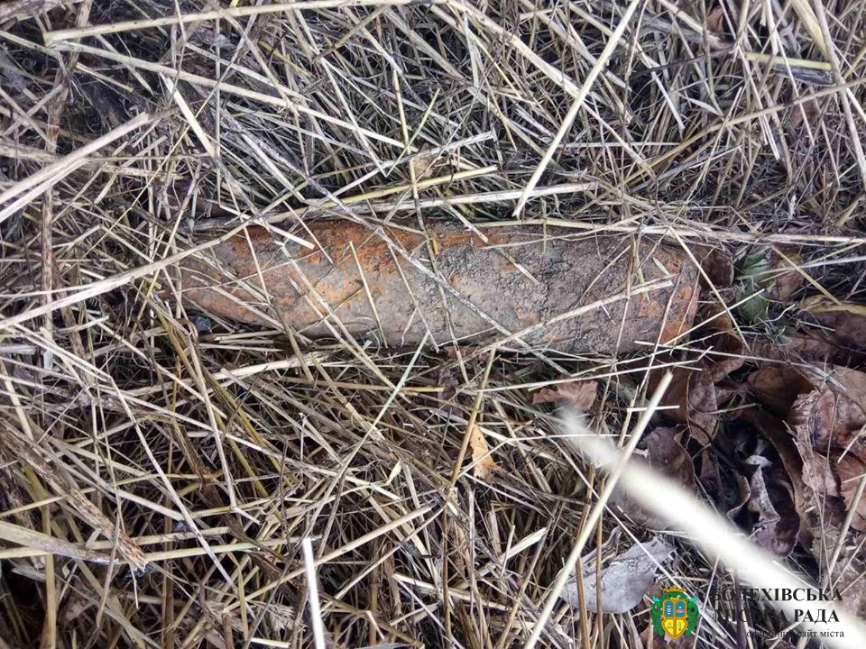 14 жовтня на присадибній ділянці по вул. Гайовій, м. Долина було знайдено артилерійський снаряд- 76 мм