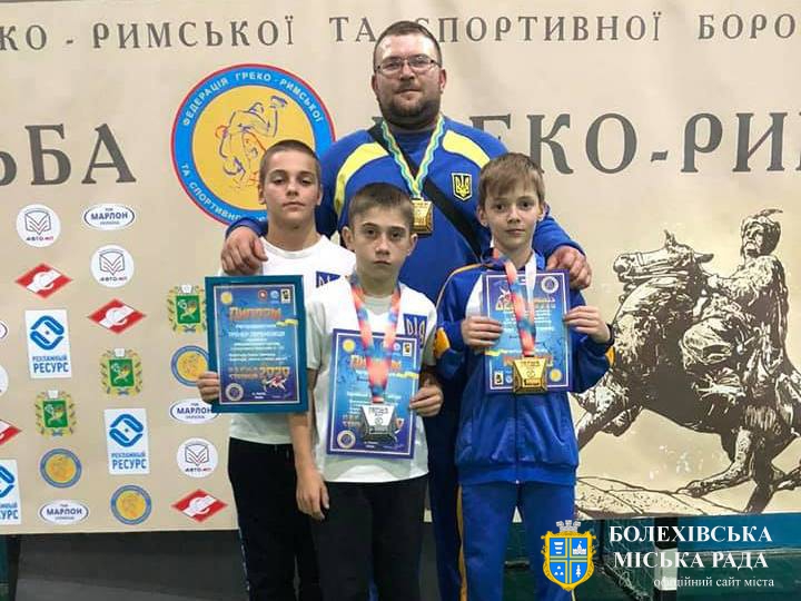 Болехівчани здобували перемоги на Всеукраїнському турнірі з греко-римської боротьби "Перша столиця-2020"