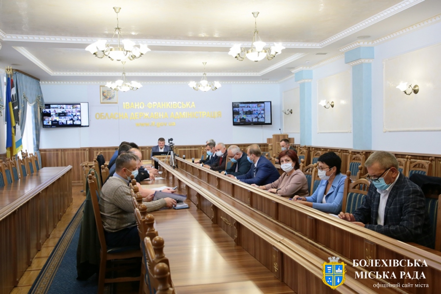 Міський голова Богдан Мельник взяв участь у онлайн-нараді під головуванням голови облдержадміністрації В. Федоріва щодо протидії поширенню COVID-19