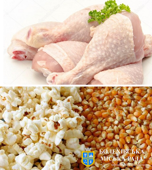Повідомлення системи RASFF: сальмонела в польській курятині і атропін в іспанському  кукурудзяному попкорні