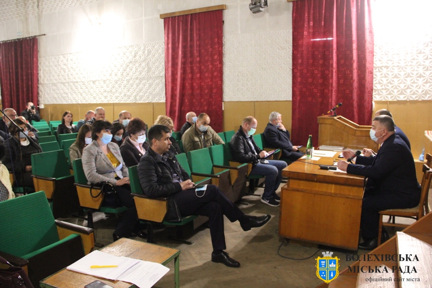 Відбулося чергове пленарне засідання Болехівської міської ради
