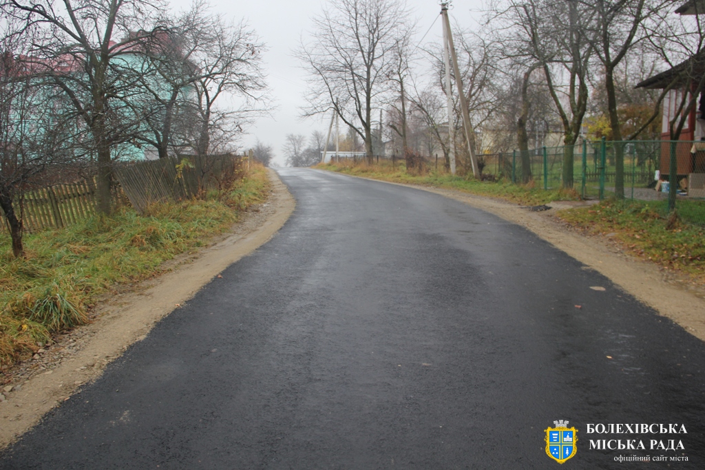 Завершено капітальний ремонт вулиці Гагаріна у Болехові