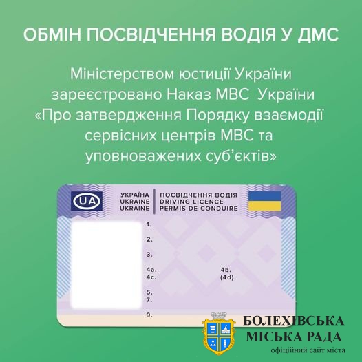 Обміняти посвідчення водія можна буде у підрозділах ДП «Документ», що входить до сфери управління Державної міграційної служби України