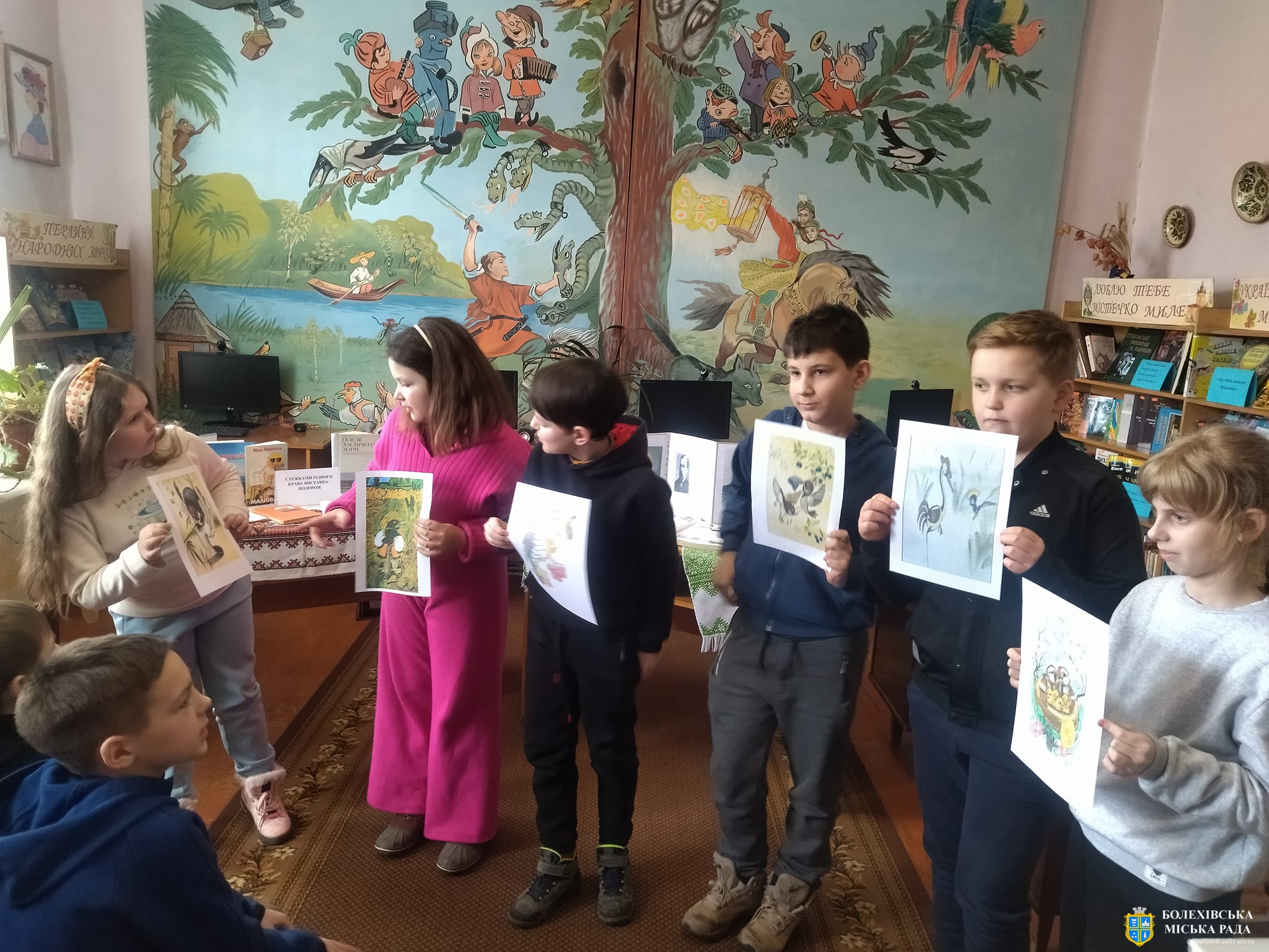 У Болехівській міській бібліотеці для дітей проведено гру-вікторину "Лесині казки"