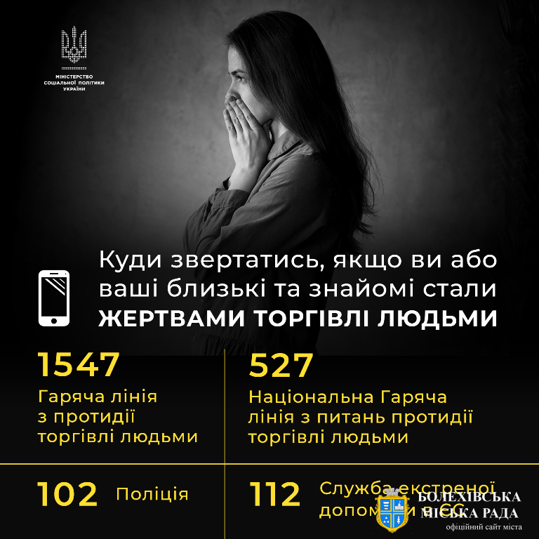 Мінсоцполітики спільно з партнерами розпочинають інформаційну кампанію «ПРИДИВИСЬ» до Європейського дня протидії торгівлі людьми