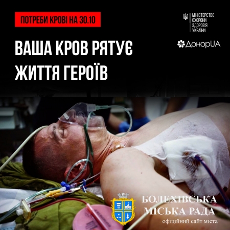 По всій Україні стабільною лишається висока необхідність у донорській крові