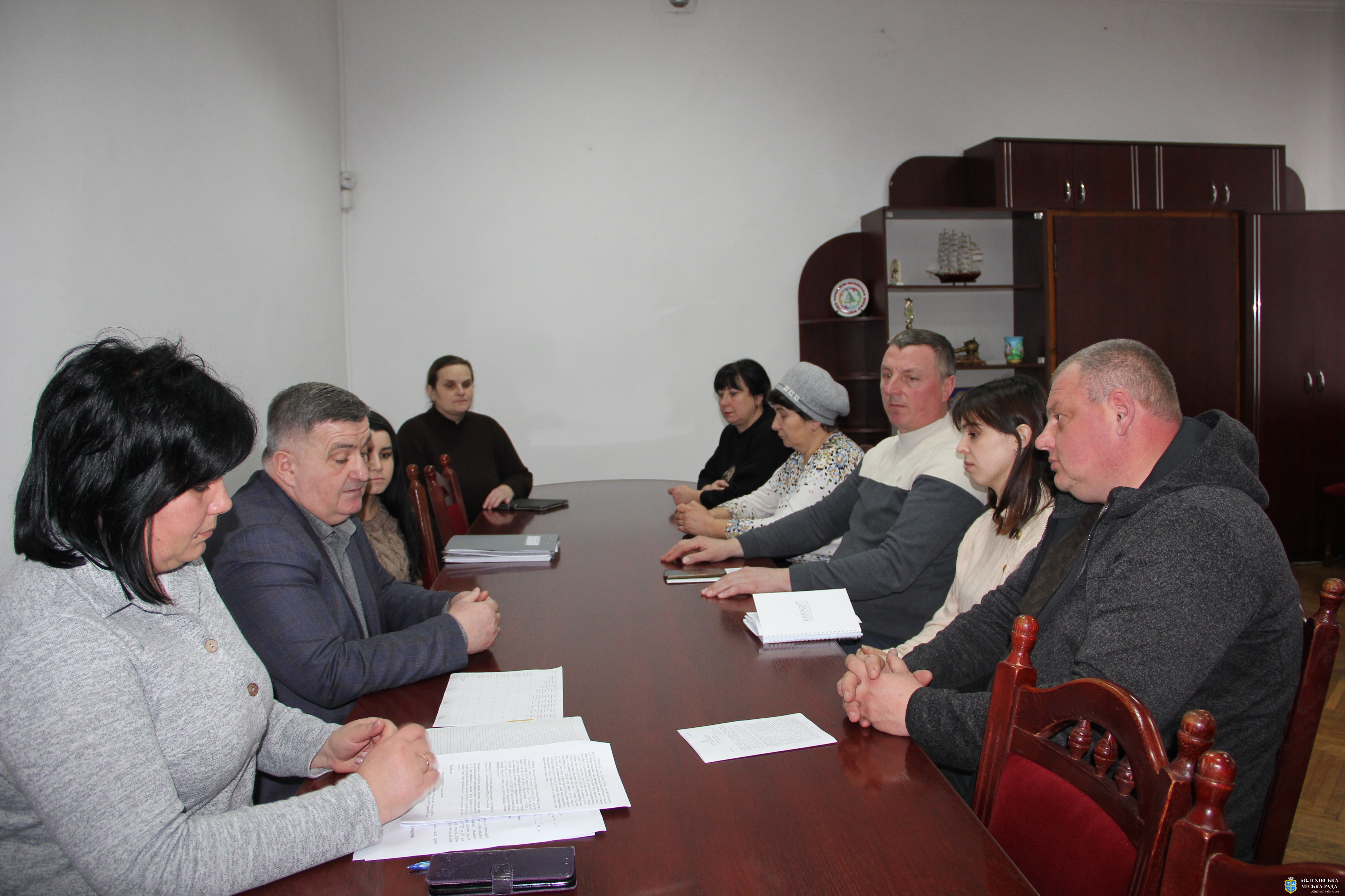 У кабінеті міського голови Івана Яцинина відбулась нарада зі старостами старостинських округів та обліковцем по військовому обліку