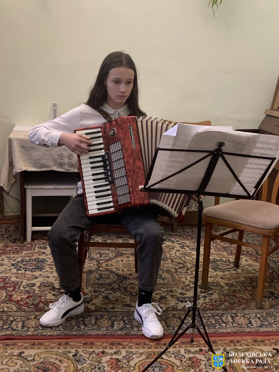14 березня у Болехівській мистецькій школі відбувся відкритий урок по класу акордеона