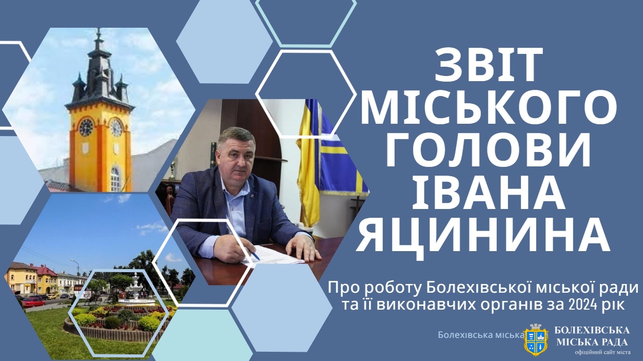 Увага! Звіт міського голови Івана Яцинина за 2024 рік