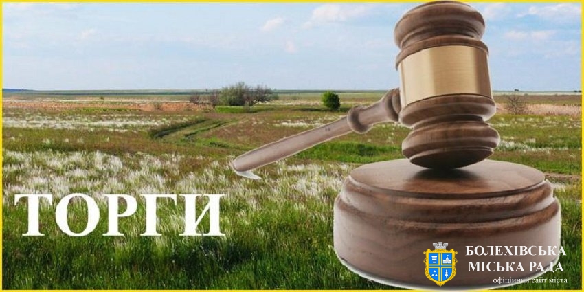 Відбудуться аукціони з продажу права оренди земельних ділянок