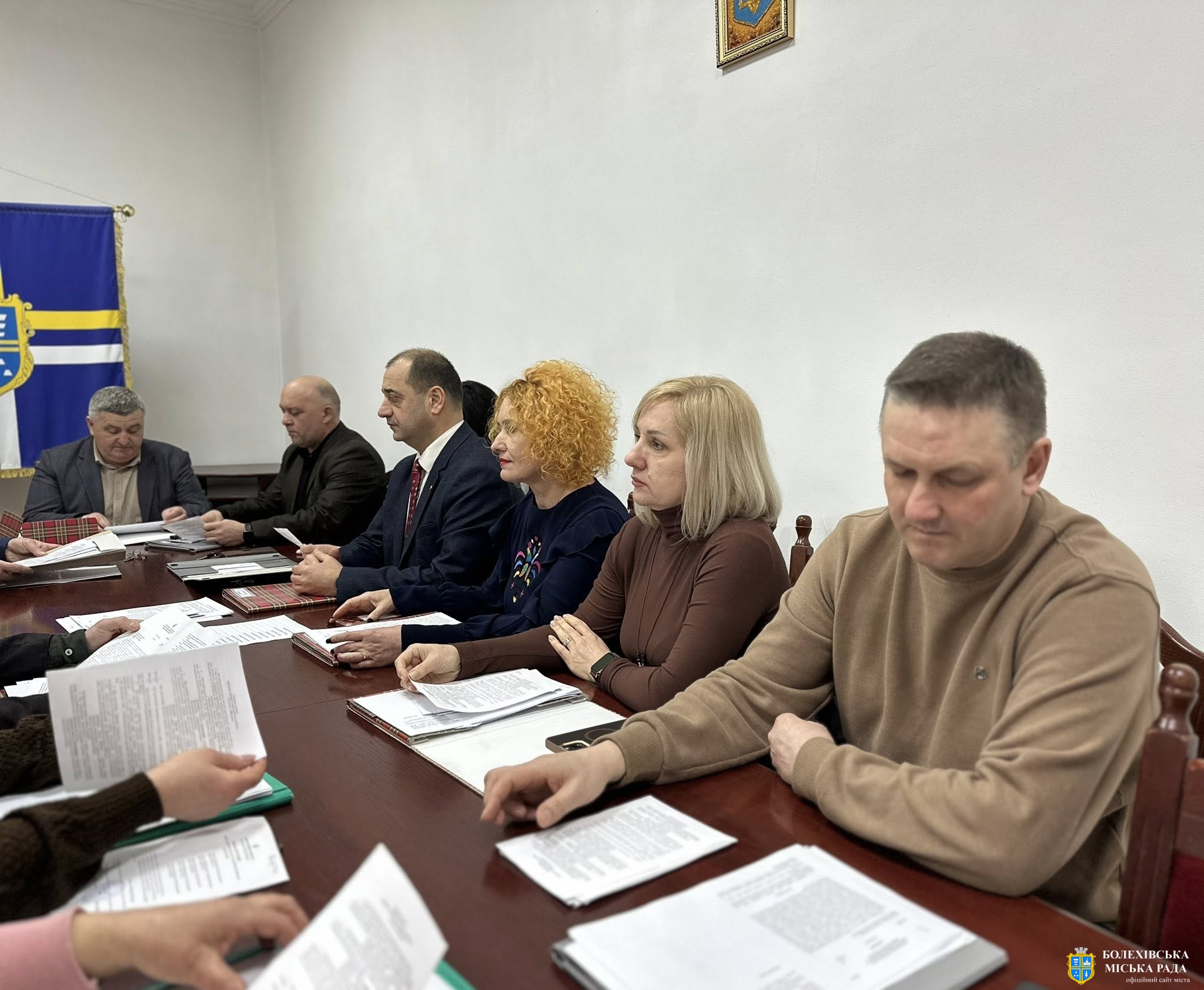 У Болехівській міській раді відбулося чергове засідання виконавчого комітету під головуванням міського голови Івана Яцинина👥