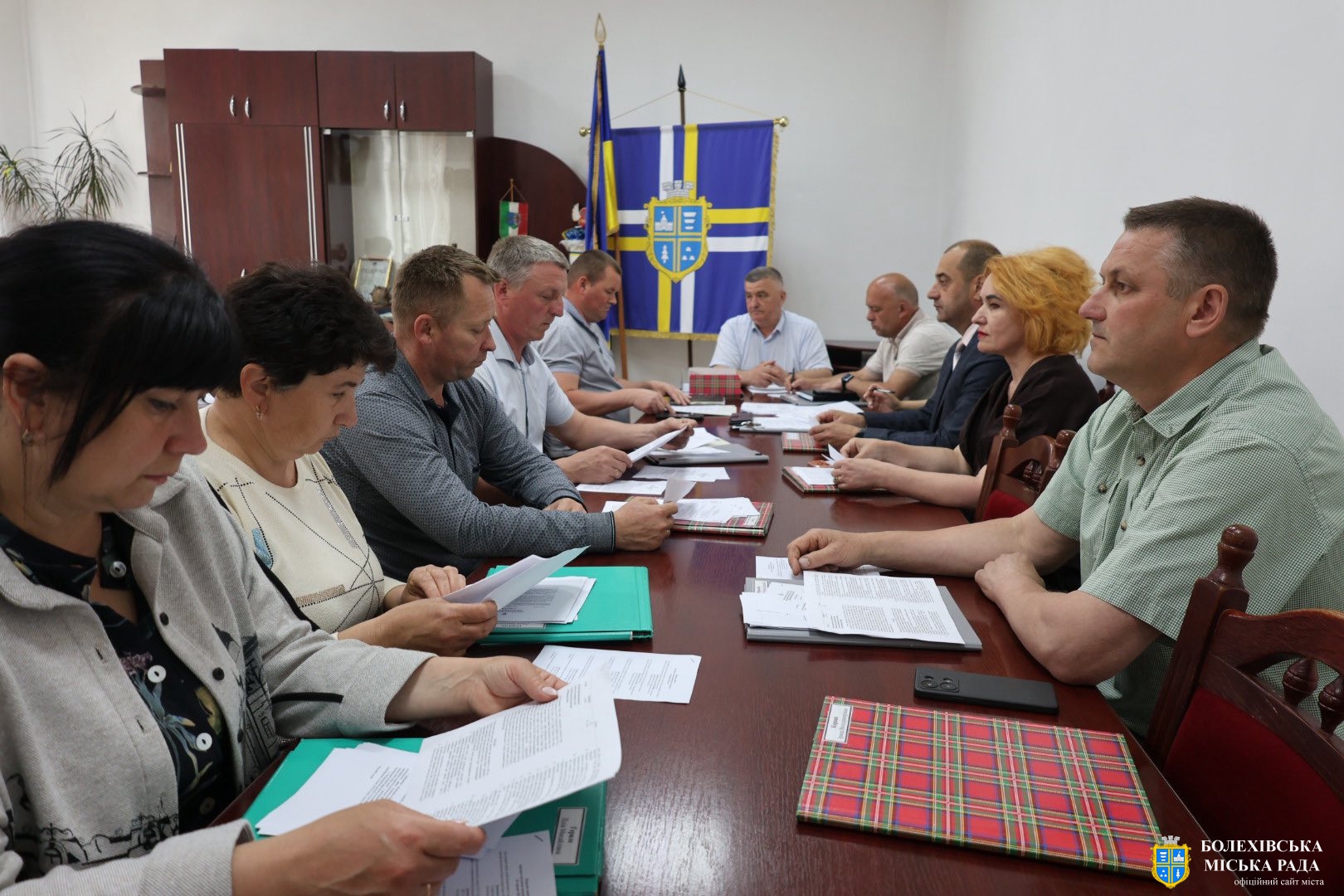 У Болехівській міській раді відбулося чергове засідання виконавчого комітету під головуванням міського голови Івана Яцинина👥