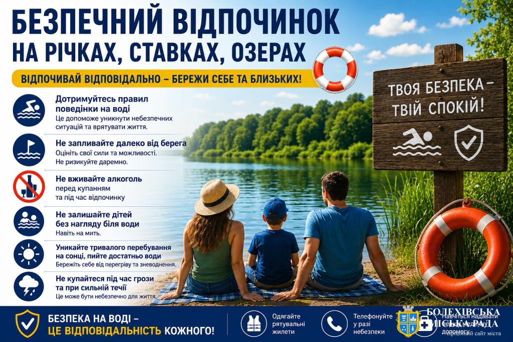 Безпечний відпочинок на воді
